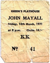 John Mayall - Randalls Island - 12/03/1971