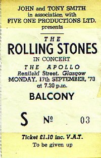 The Rolling Stones - Billy Preston - 17/09/1973