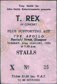 T Rex - 22/01/1974
