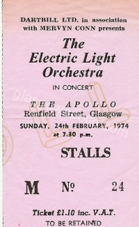 Electric Light Orchestra - Raymond Froggatt - 24/02/1974