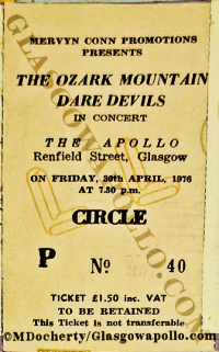 The Ozark Mountain Daredevils - 30/04/1976