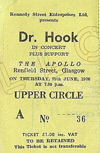 Dr. Hook - Unicorn - 10/06/1976