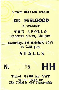 Dr. Feelgood - Mink De Ville - 01/10/1977