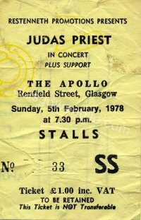 Judas Priest - The English Assassins - 05/02/1978