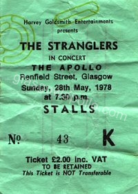 The Stranglers - 28/05/1978