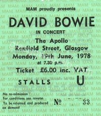 David Bowie - 19/06/1978