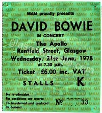 David Bowie - 21/06/1978