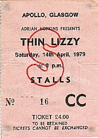 Thin Lizzy - The Vipers - 14/04/1979