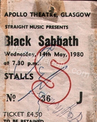 Black Sabbath - Girlschool - 14/05/1980