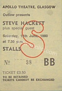 Steve Hackett - 14/06/1980