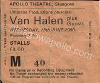 Van Halen - 18/06/1980