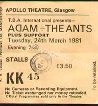 Adam and the Ants - Altered Images - 24/03/1981