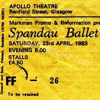 Spandau Ballet - 23/04/1983