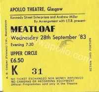 Meat Loaf - Terraplane - 28/09/1983